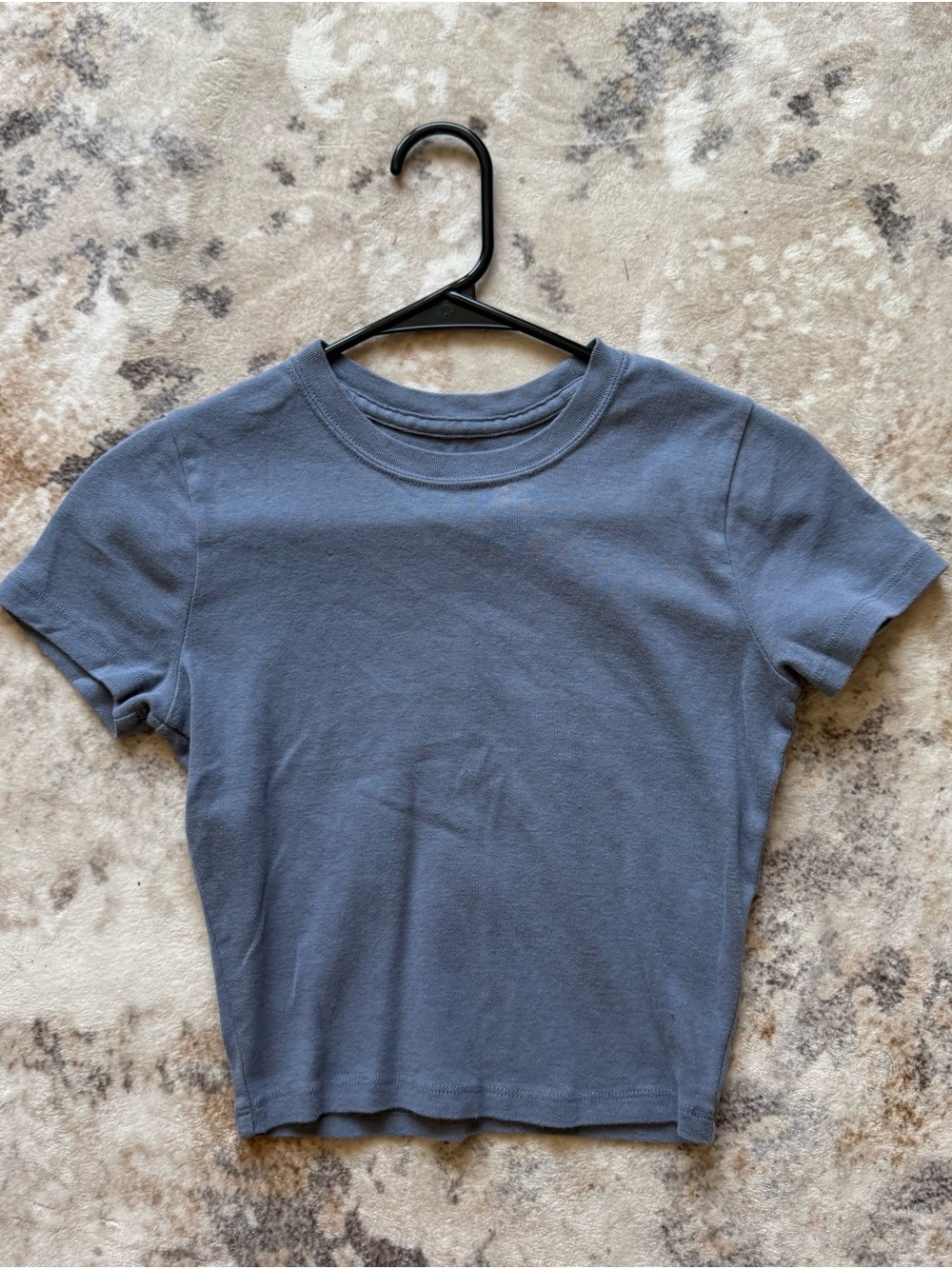 Classic Short-Sleeve Crewneck baby tee - Slate